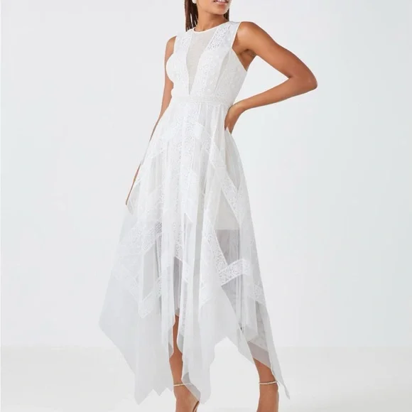 chinese dress ladies Strapless Lace Inset Dress  BCBGMAXAZRIA